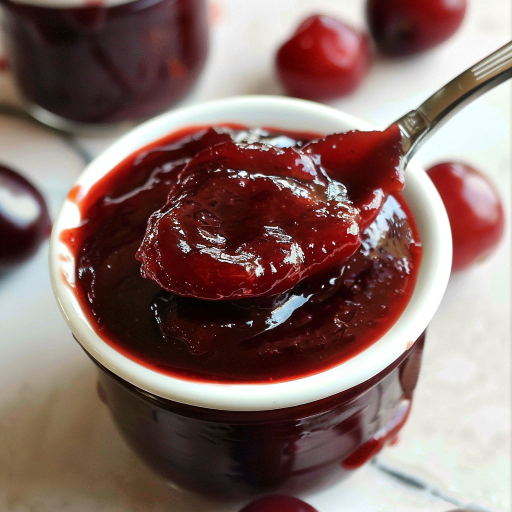 Fresh cherry BBQ sauce recipe