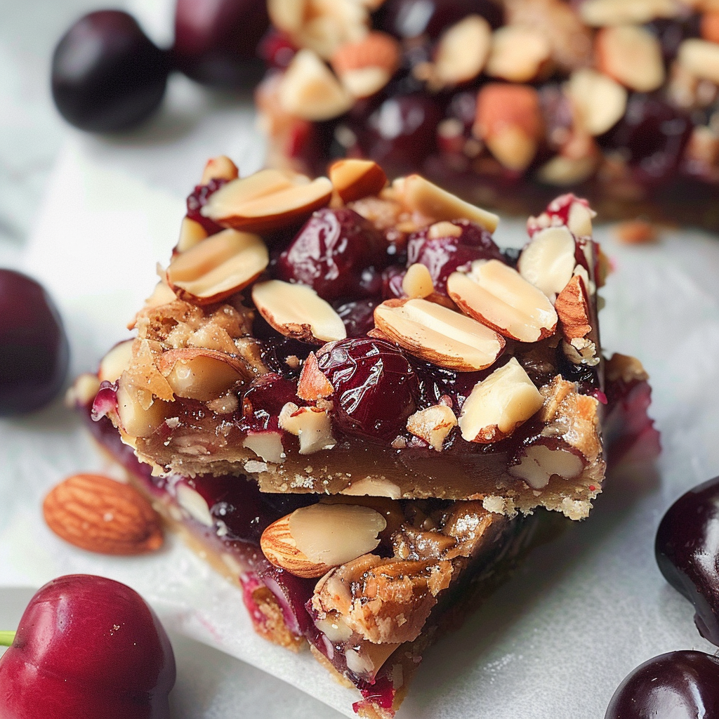 Amazing Fresh Cherry Almond Bars Recipe for Delightful Snacking