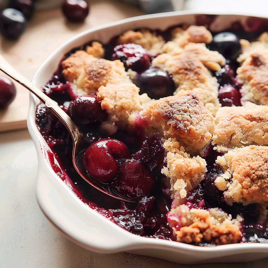 Fresh cherry cobbler recipe