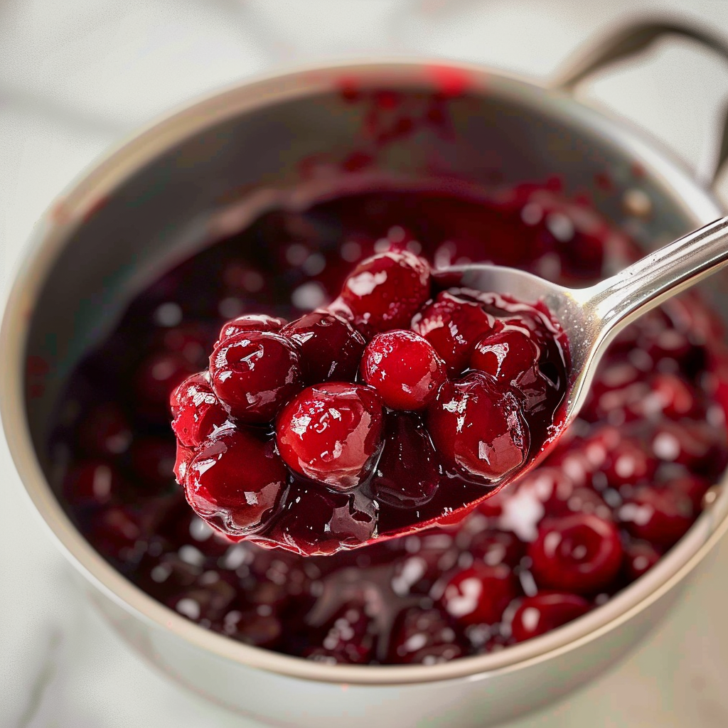 Fresh cherry compote recipe