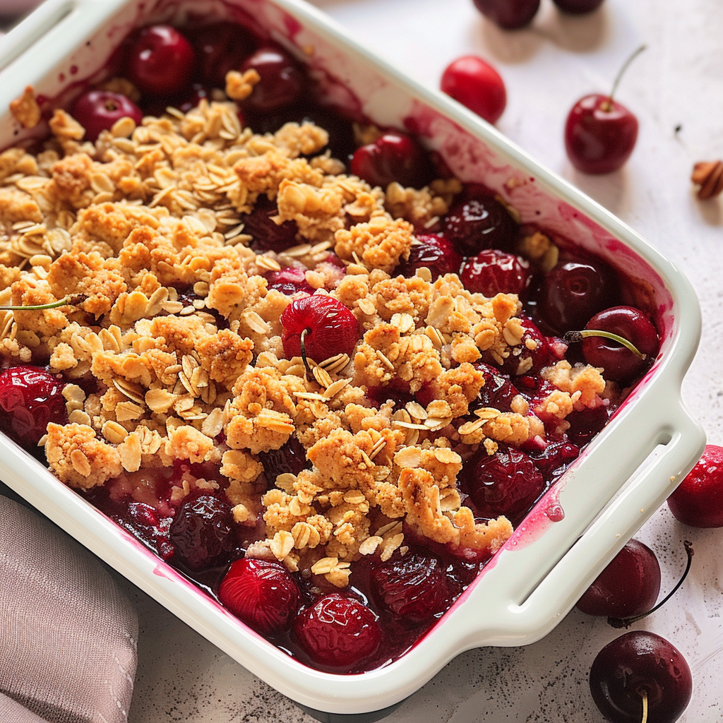 Fresh cherry crisp recipe