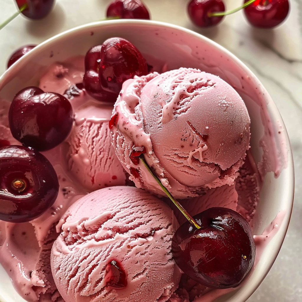 Amazing Fresh Cherry Ice Cream Recipe for Delicious Joy