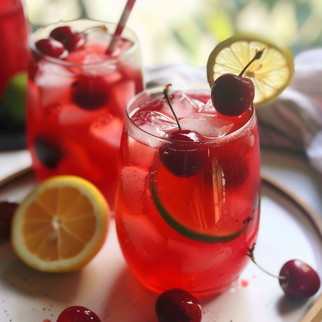 Fresh cherry lemonade recipe