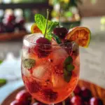 Amazing Fresh Cherry Mojito Mocktail Recipe for Refreshing Bliss