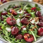 Fresh Cherry Salad with Arugula Recipe: Deliciously Amazing