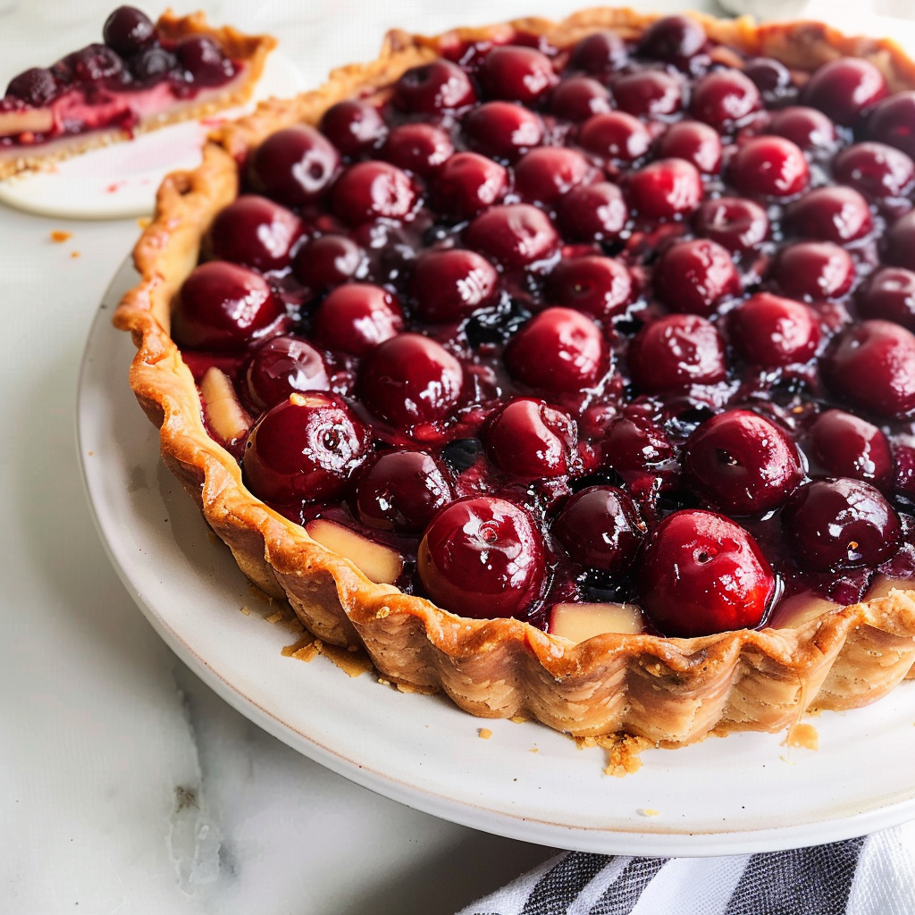 Fresh cherry tart recipe