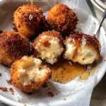 Amazing Fried Goat Cheese Balls with Spicy Honey Delight