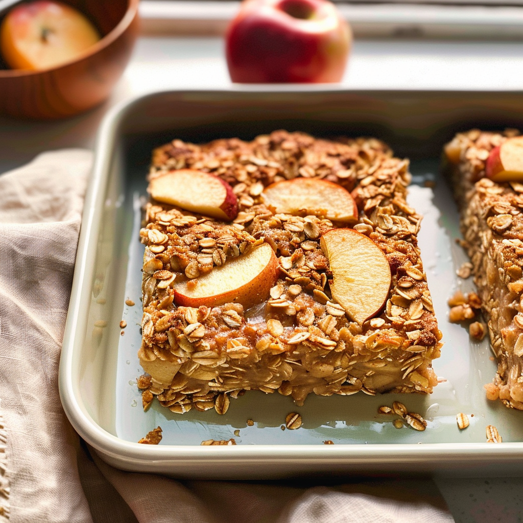 Healthy Apple Oatmeal Breakfast Bake: Amazing and Delicious