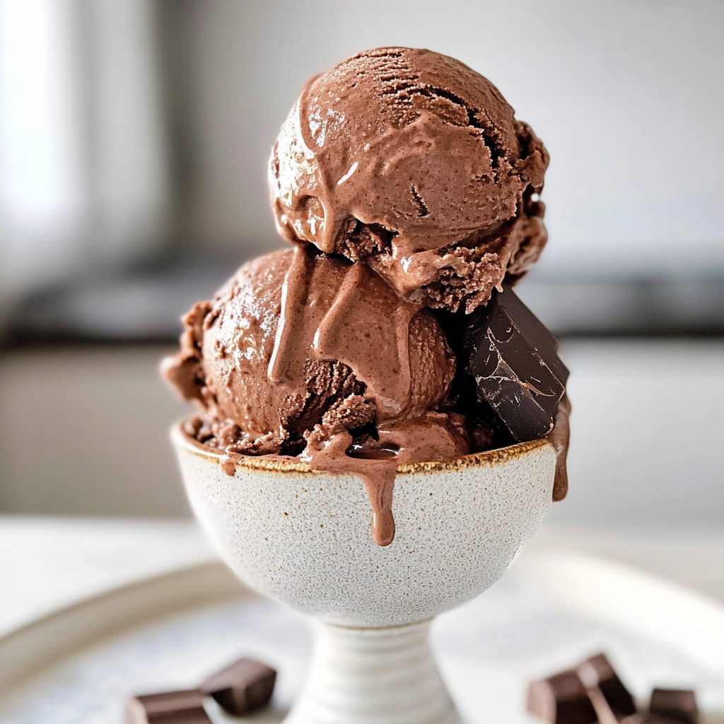 Healthy Chocolate Nice Cream
