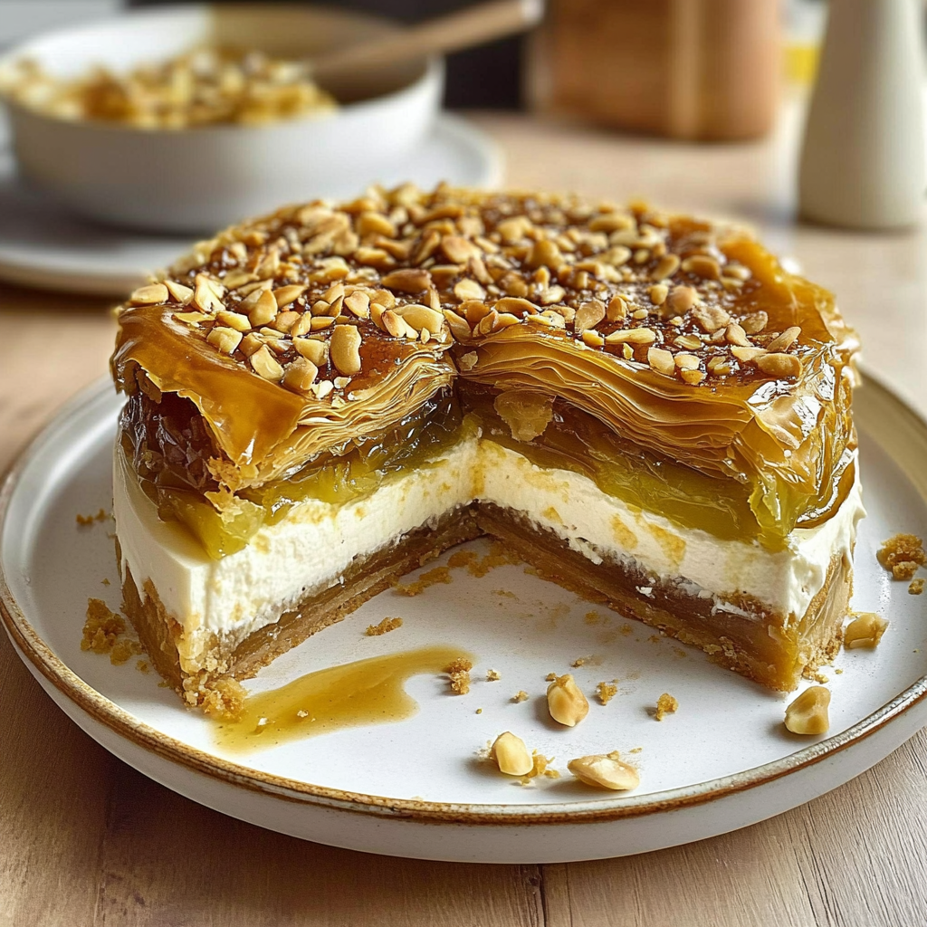 Incredible Honey Baklava Cheesecake for Delicious Indulgence