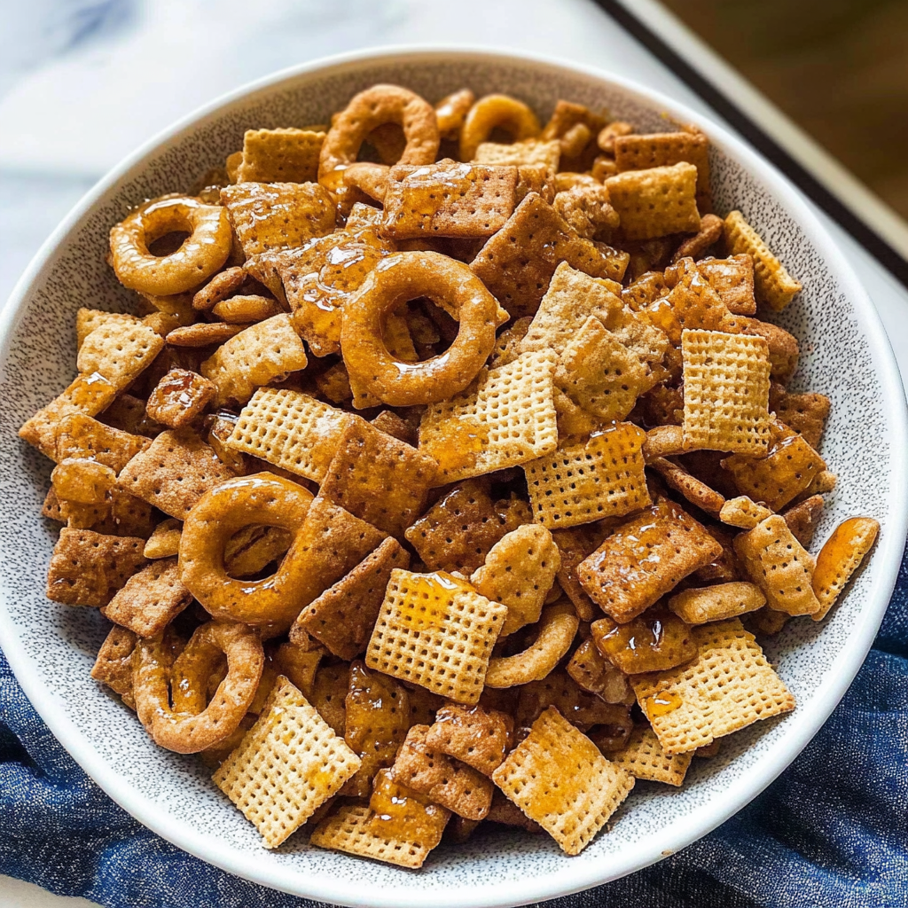 Hot Honey Chex Mix Recipe