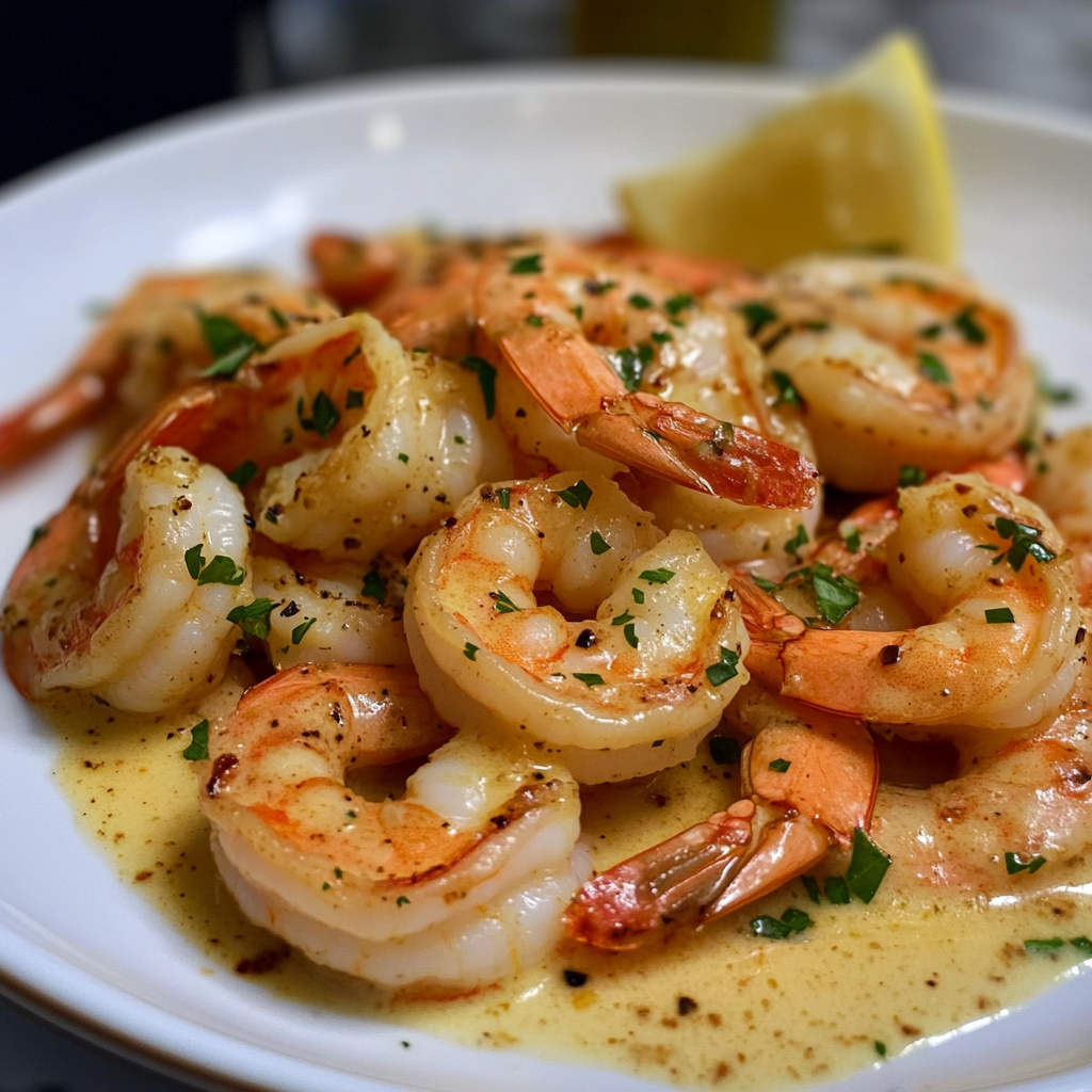 Jumbo Shrimp in Butter Garlic Sauce