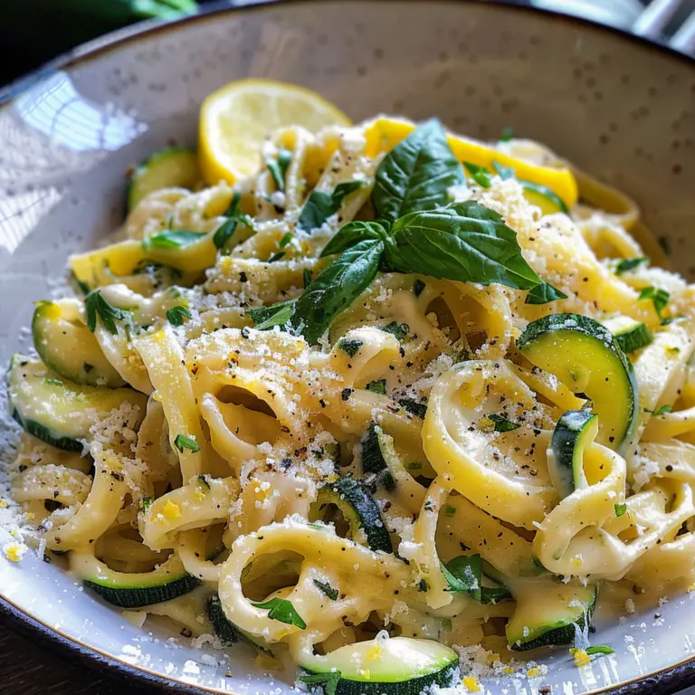 Amazing Lemon Ricotta Zucchini Pasta for Delicious Flavor