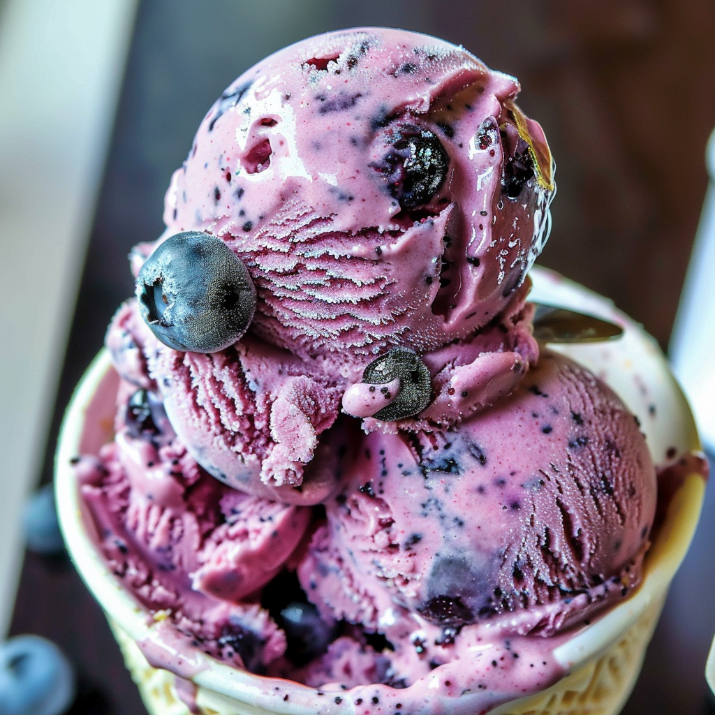 Amazing Lemon Blueberry Ice Cream for Delicious Summer Days