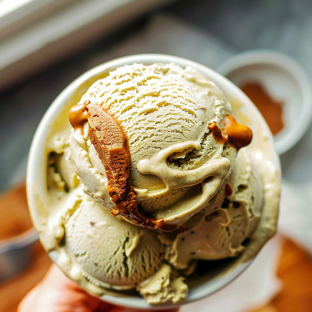 Matcha green tea ice cream