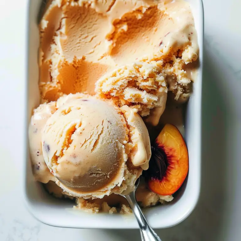 No-Churn Peach Ice Cream Recipe: Incredible Summer Delight