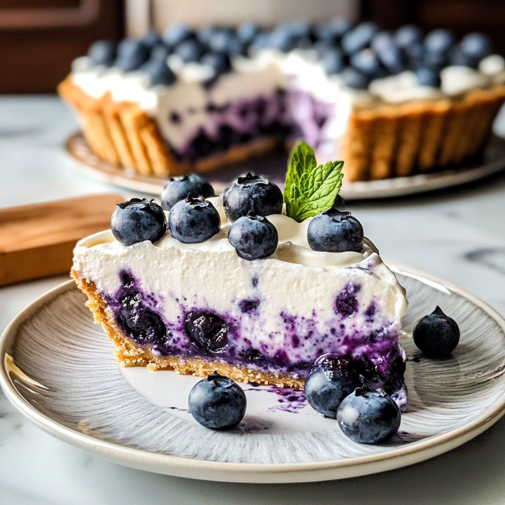 Amazing No Bake Blueberry Cheesecake for Delightful Indulgence