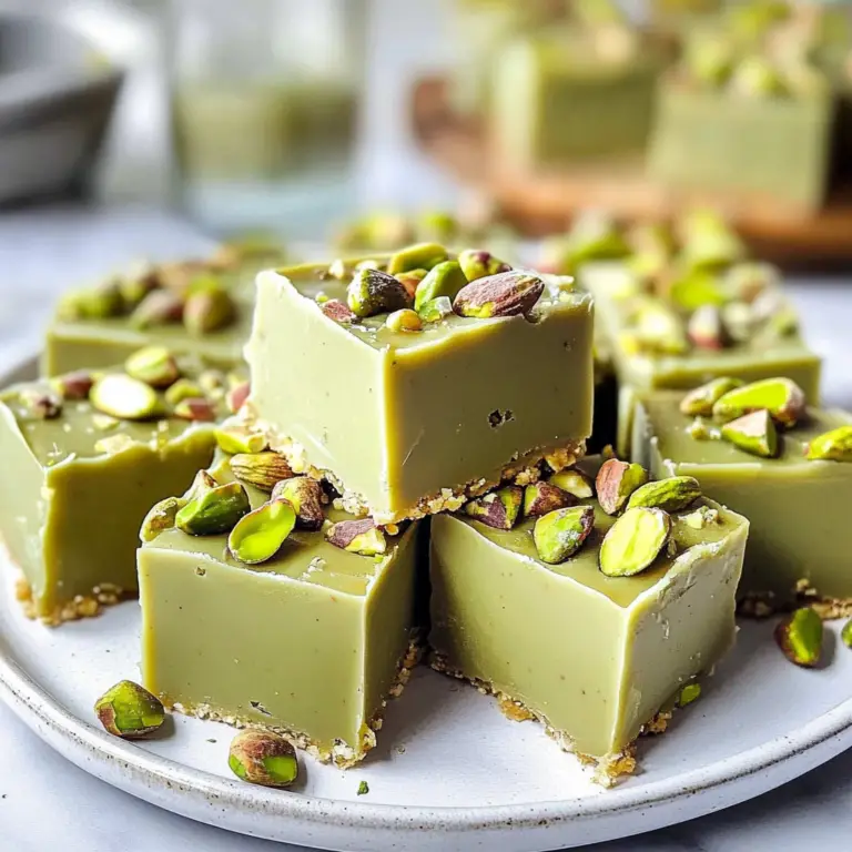 Amazing Pistachio Fudge - A Deliciously Rich Delight