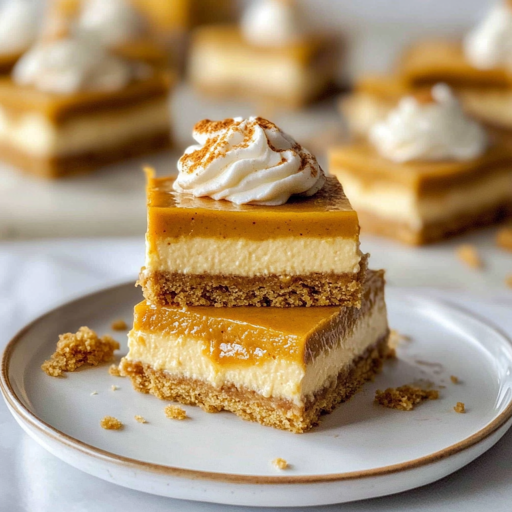 Amazing Pumpkin Cheesecake Bars for a Delicious Treat