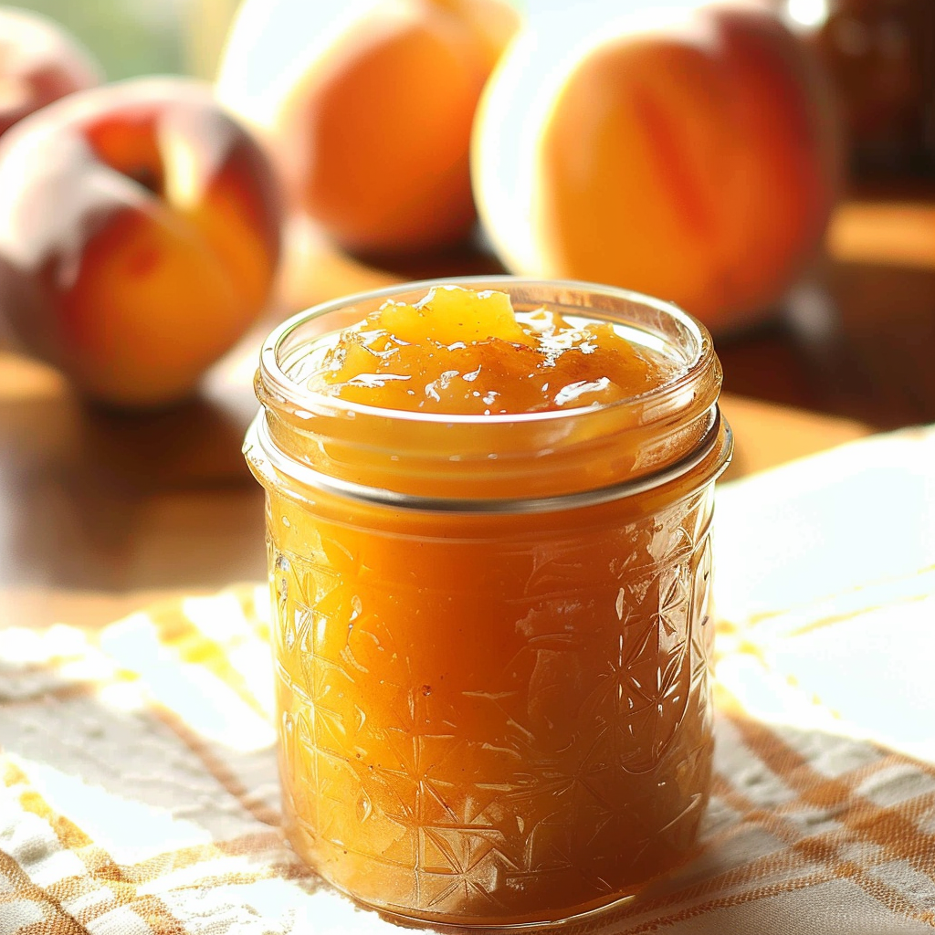 Incredible Quick Peach Jam Recipe without Pectin Delight