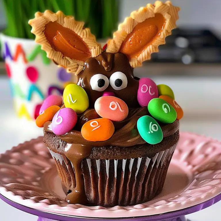 Amazing Reese’s Cup Easter Bunny Cupcakes for Delightful Treats