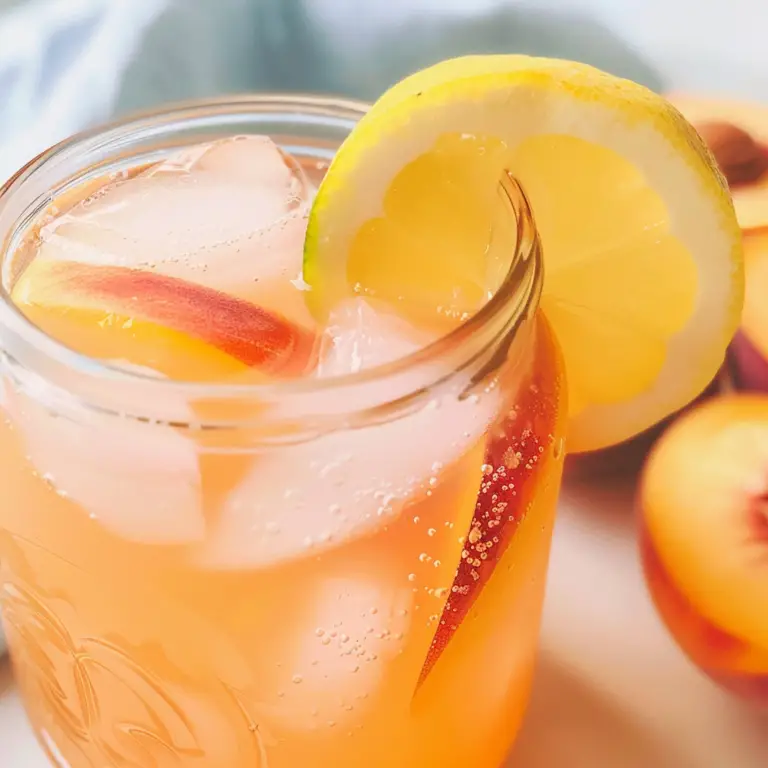 Amazing Refreshing Peach Lemonade for Summer Bliss