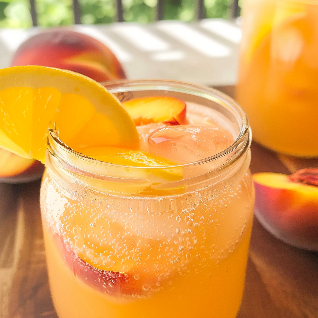 Refreshing Peach Lemonade for Summer