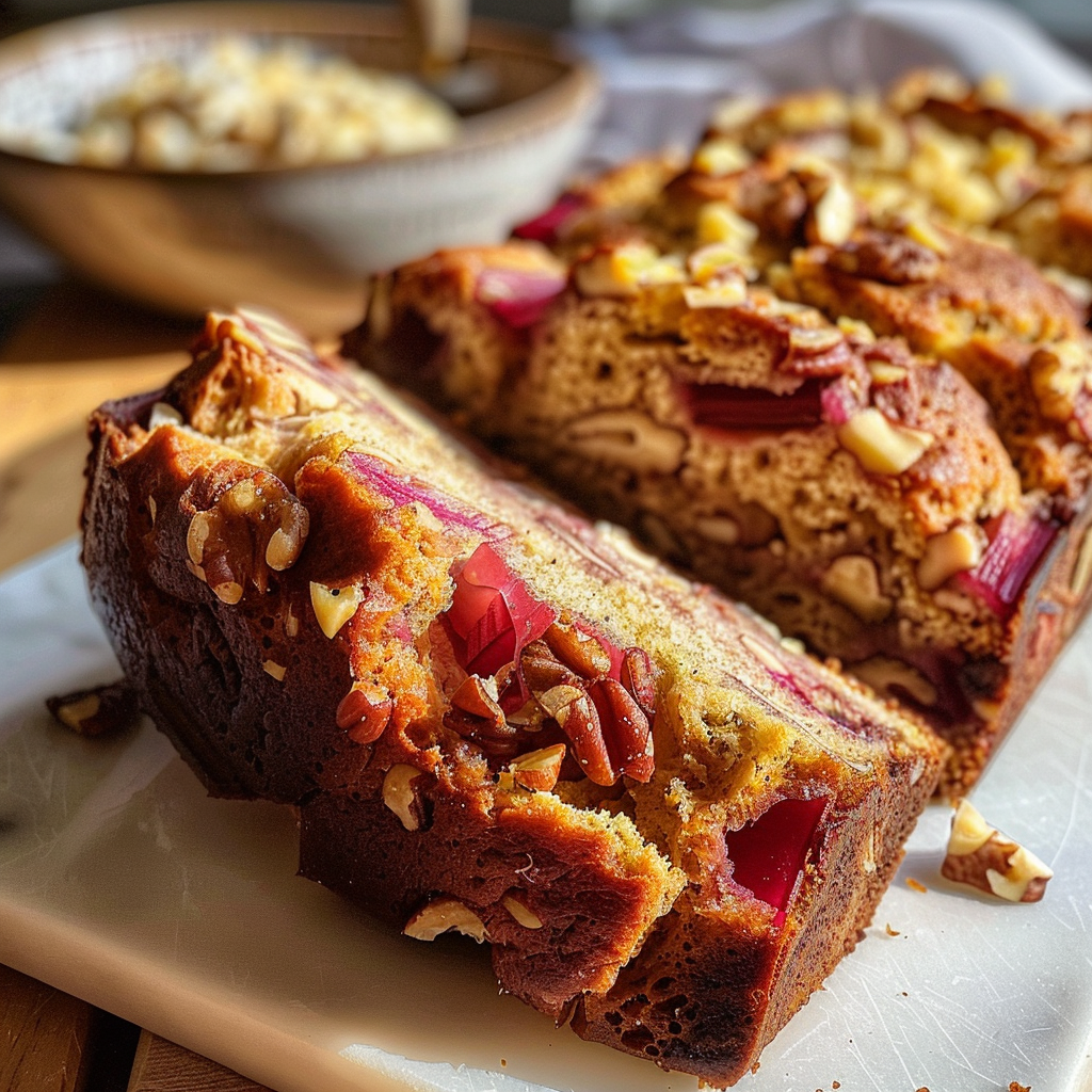 Amazing Rhubarb Bread Recipe with Walnuts for Delicious Moments