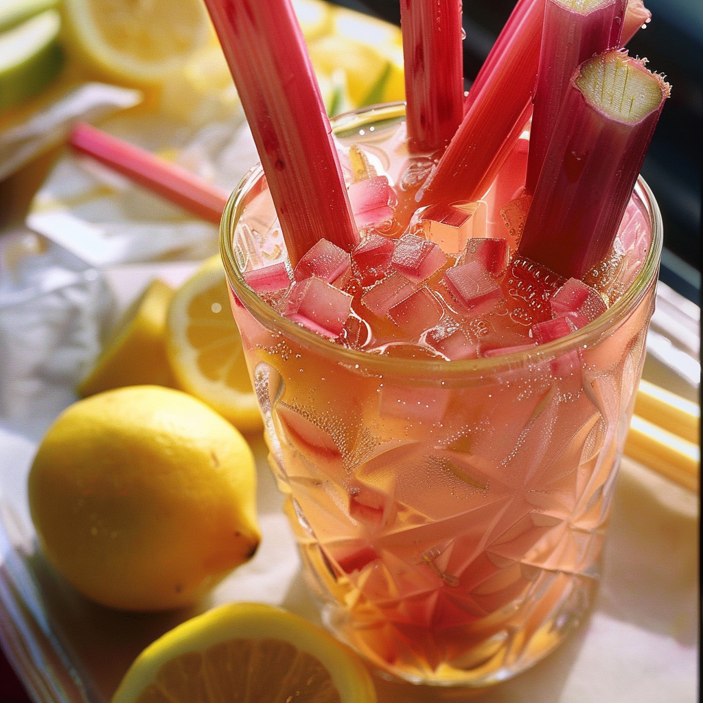 Rhubarb lemonade recipe