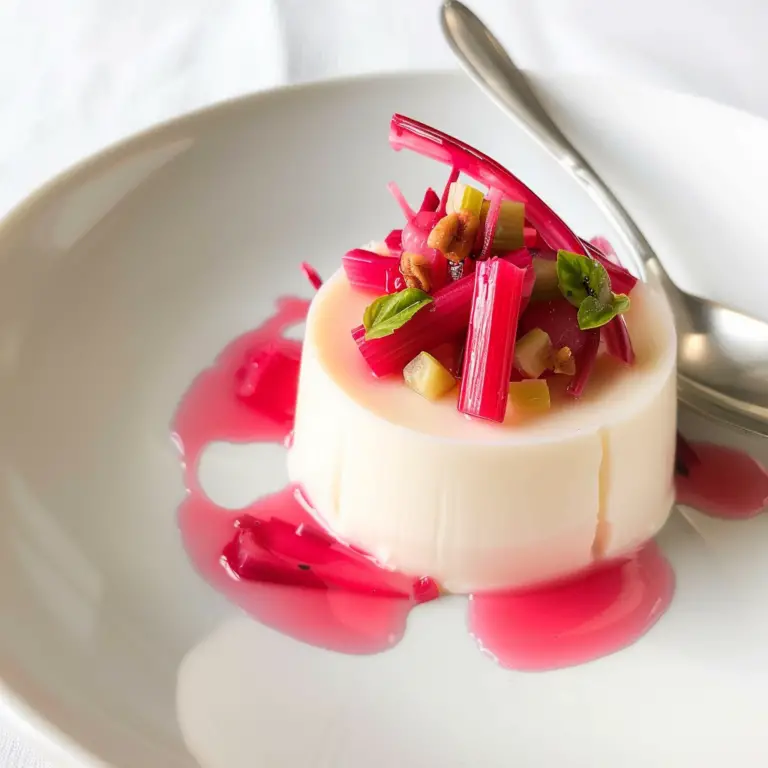 Amazing Rhubarb Panna Cotta Recipe for a Delicious Treat
