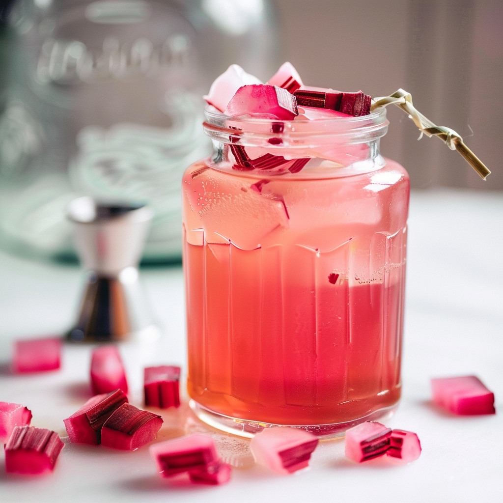 Rhubarb syrup recipe for drinks
