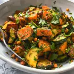 Amazing Roasted Zucchini and Sweet Potato Salad Delight