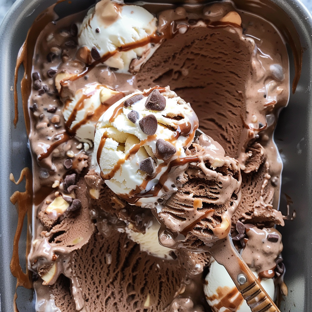 Rocky road ice cream
