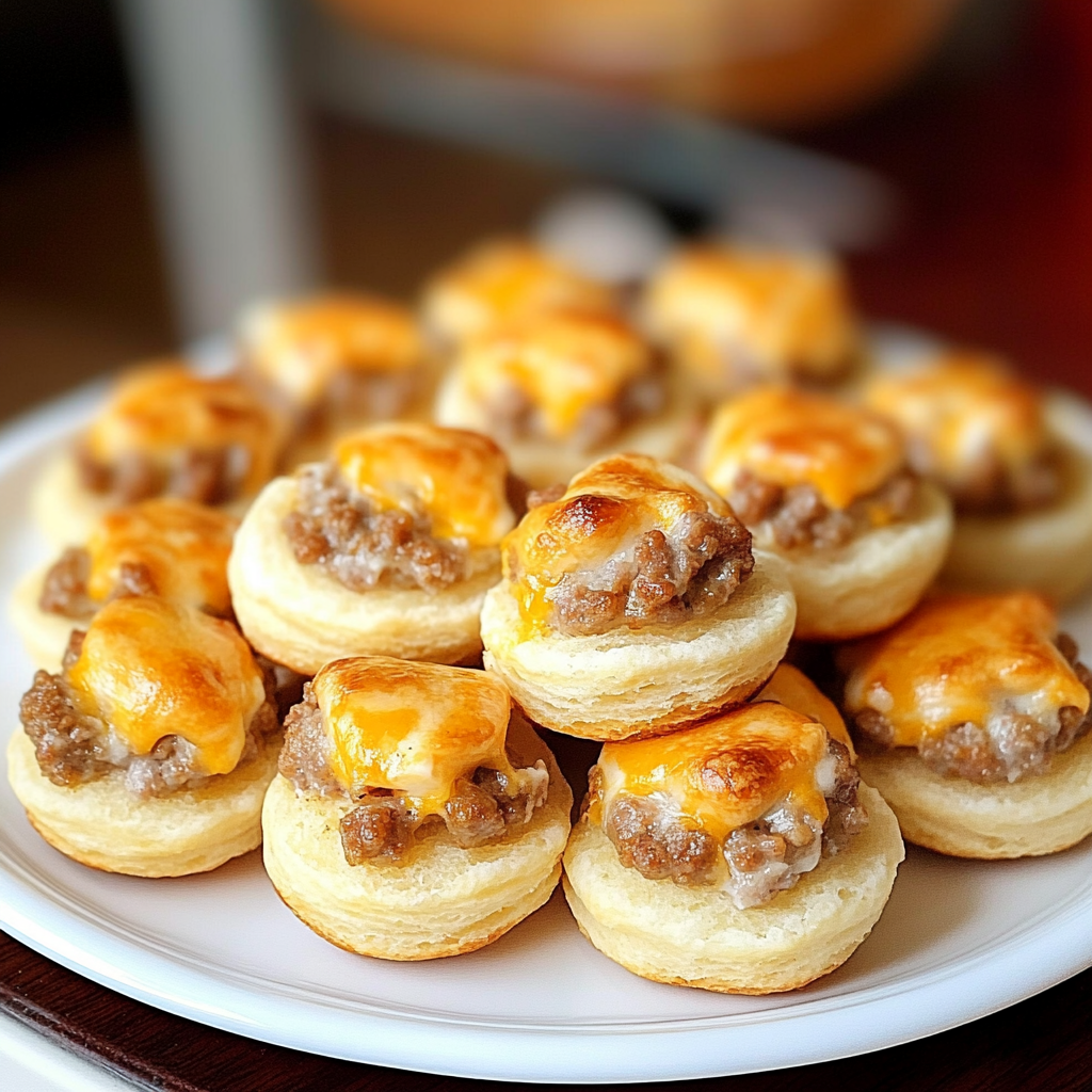Amazing Sausage & Cream Cheese Biscuit Bites for Delicious Snacking