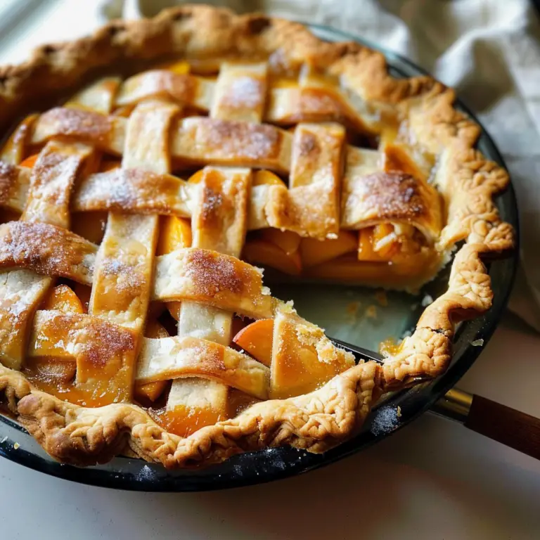 Amazing Southern Peach Pie Recipe from Scratch Delightfully Easy