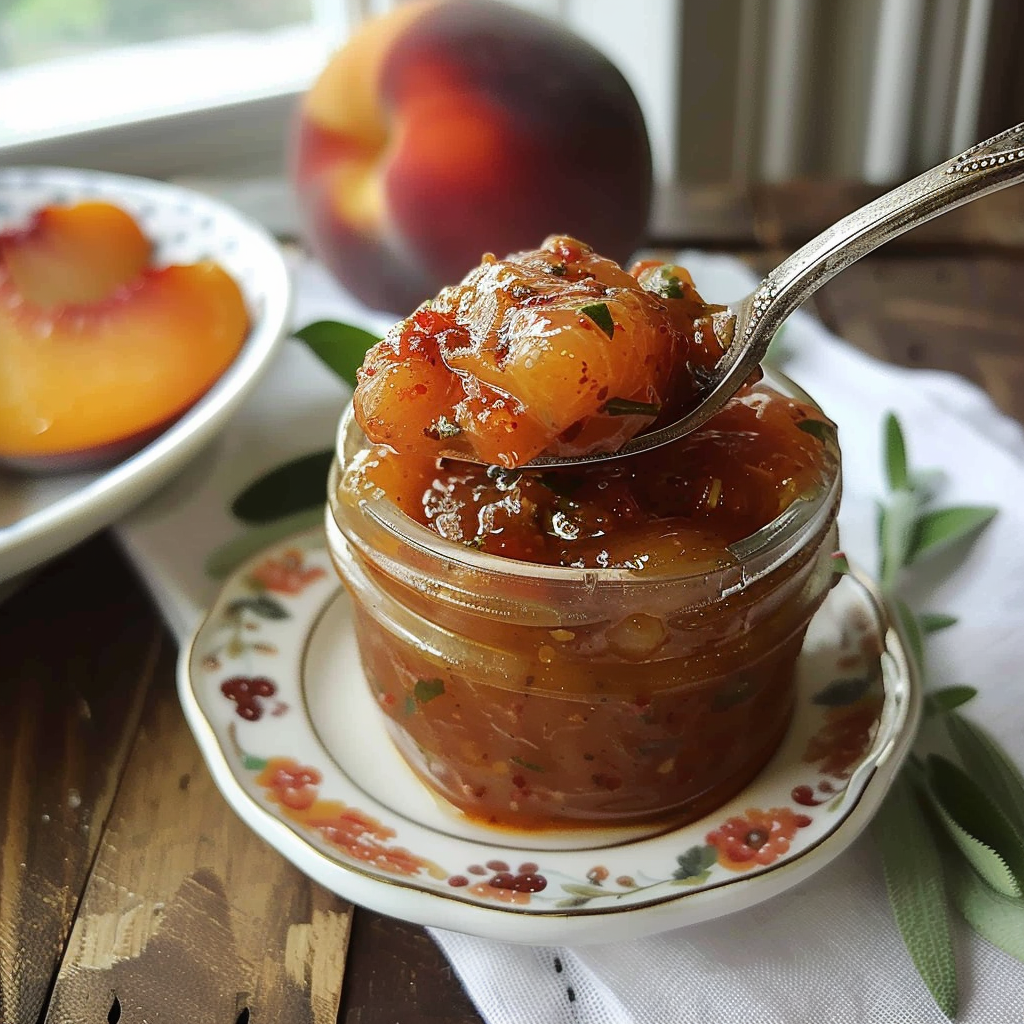 Amazing Spicy Peach Chutney for Grilled Meats Delight