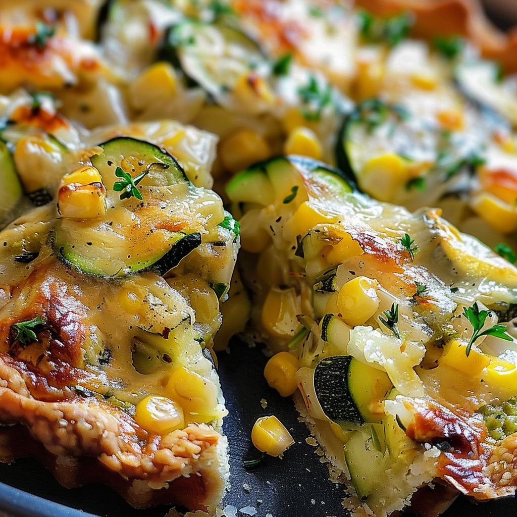 Sweet Corn and Zucchini Pie