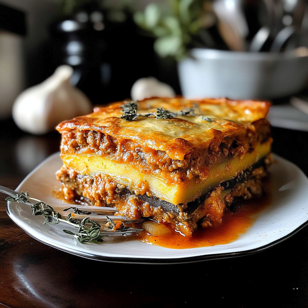 Sweet Potato Greek Moussaka: Amazing Comfort Food Delight