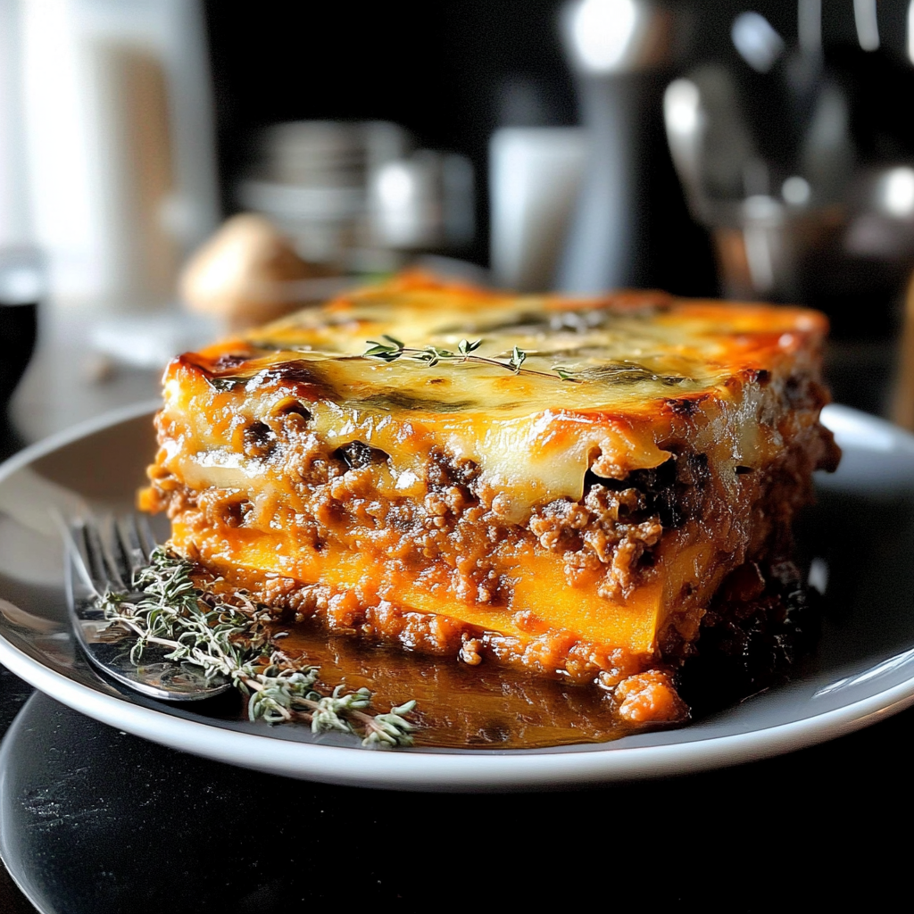 Sweet Potato Greek Moussaka