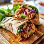 Sweet Chili Chicken Wrap Sandwich: Incredible and Delicious Delight