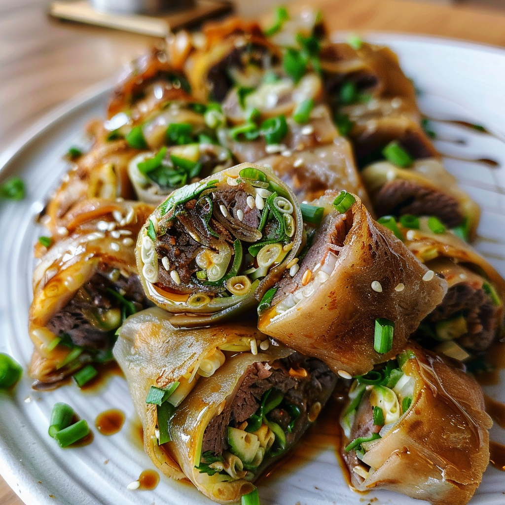 Amazing Taiwanese Beef Rolls for a Mouthwatering Delight