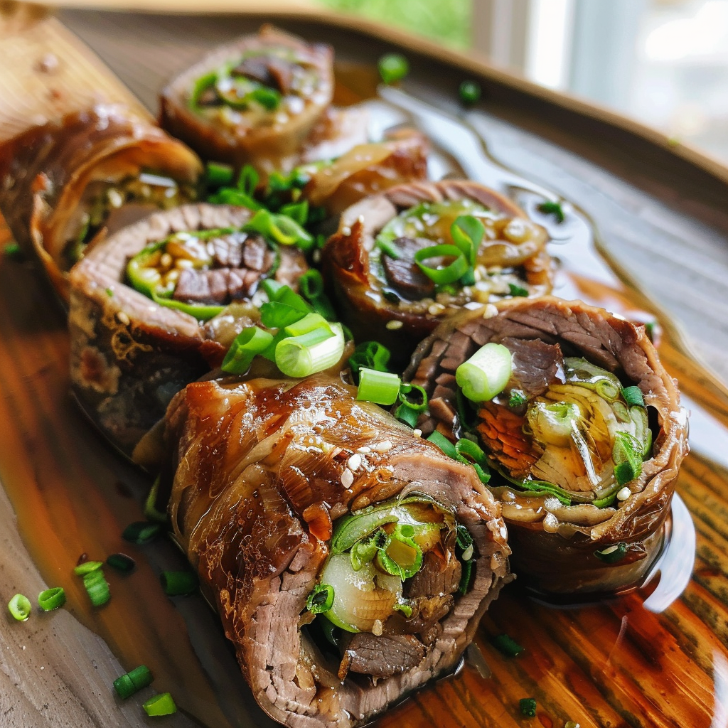 Taiwanese Beef Rolls