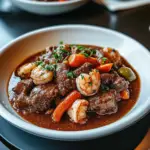 Tangy Shrimp Beef Bourguignon: Incredible and Delicious Delight