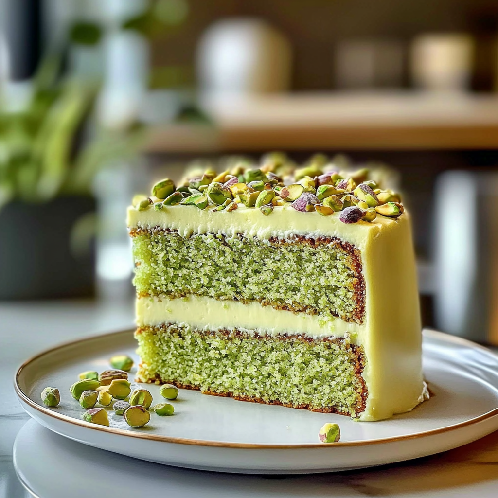 Vanilla Bean Pistachio Cake