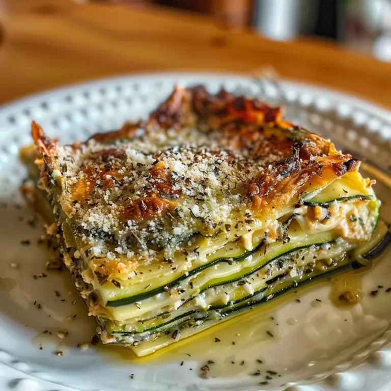 Incredible Zucchini Lasagna: A Delicious Comfort Dish