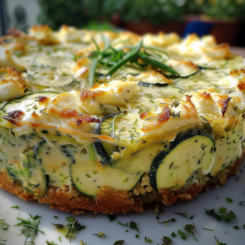Amazing Zucchini Ricotta Savoury Cheesecake Delightfully Delicious