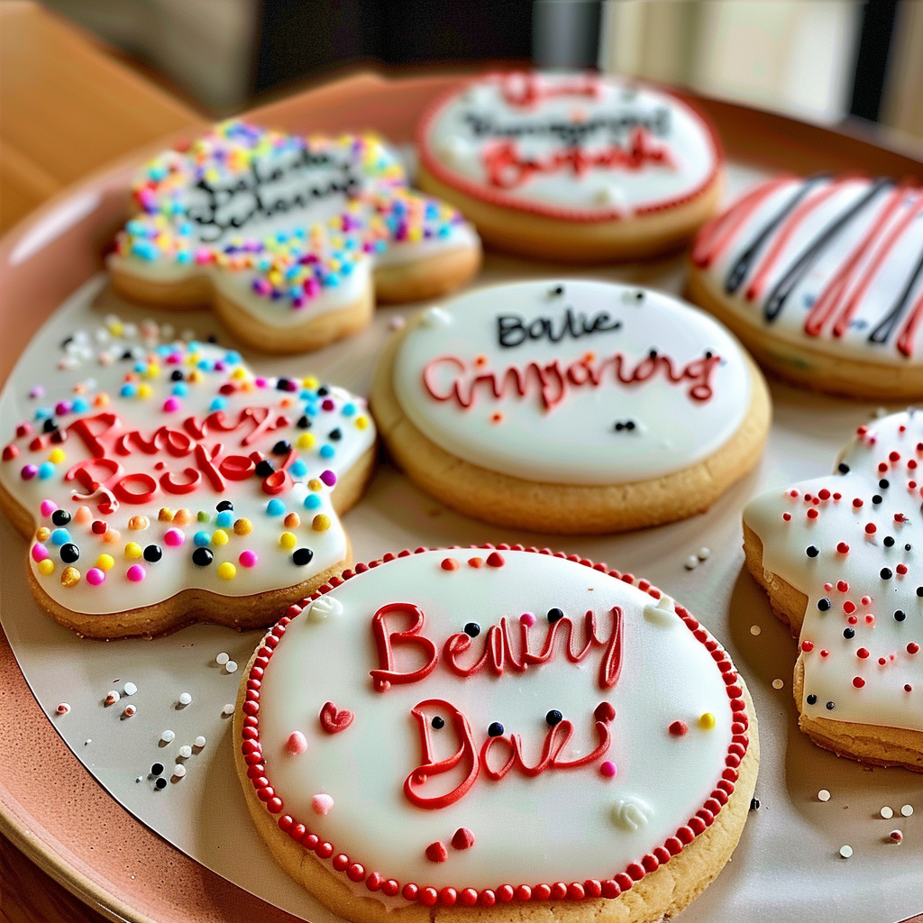 graduation themed cookies