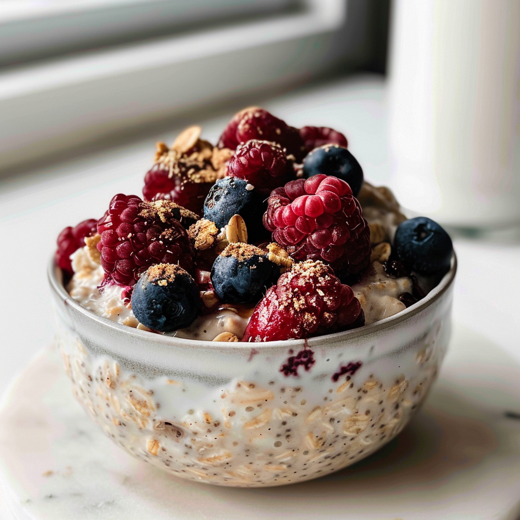 high protein overnight oats