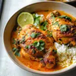 Coconut Milk-Braised Chicken with Harissa and Lime - Amazing Coconut Milk-Braised Chicken with Harissa Delight