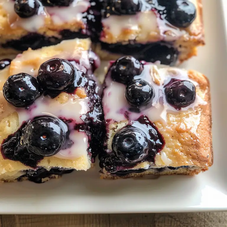 Amazing Glazed Blueberry Butter Swim Biscuits Recipe Delight